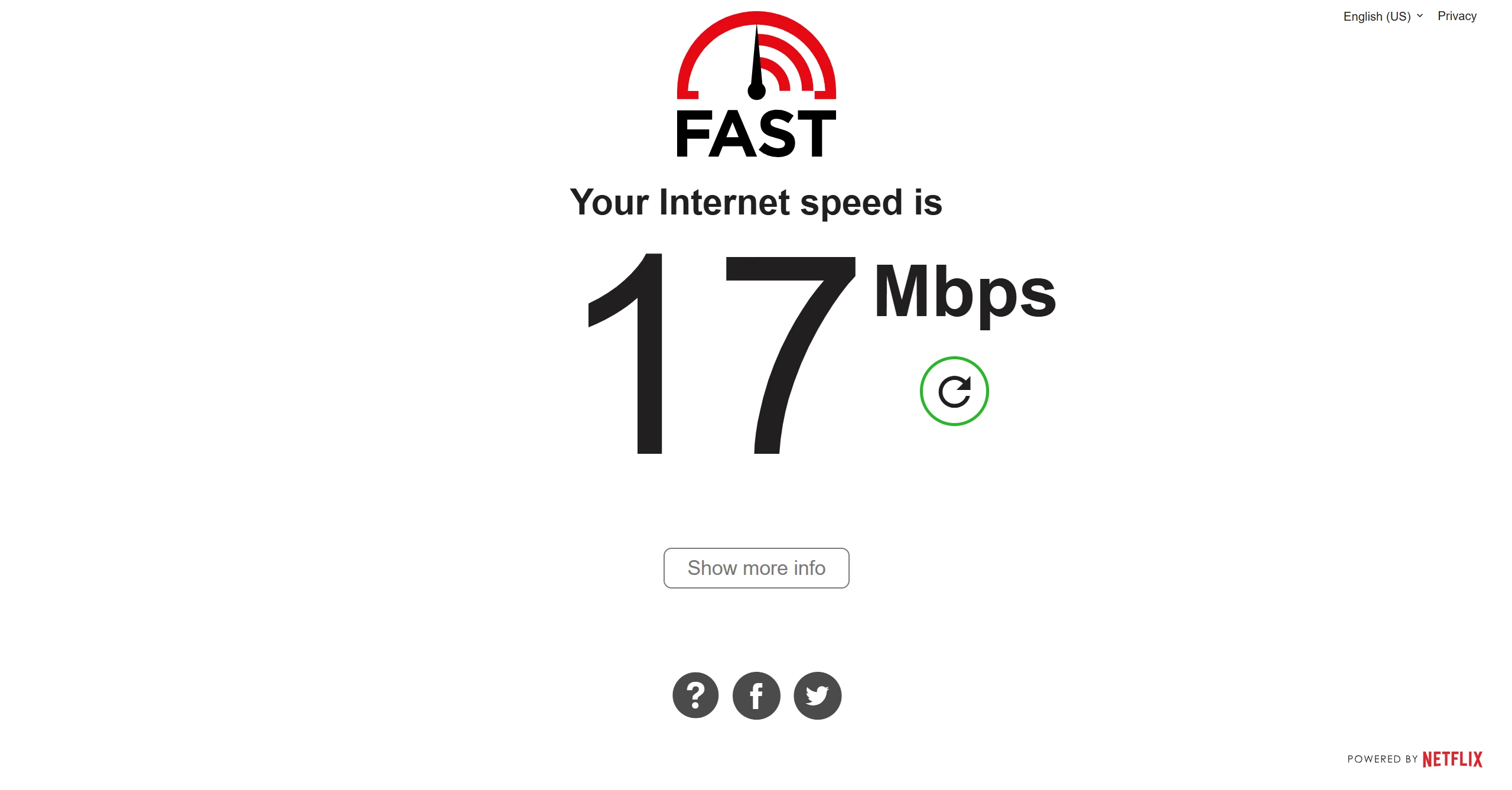Fast 电信 · 非高峰期