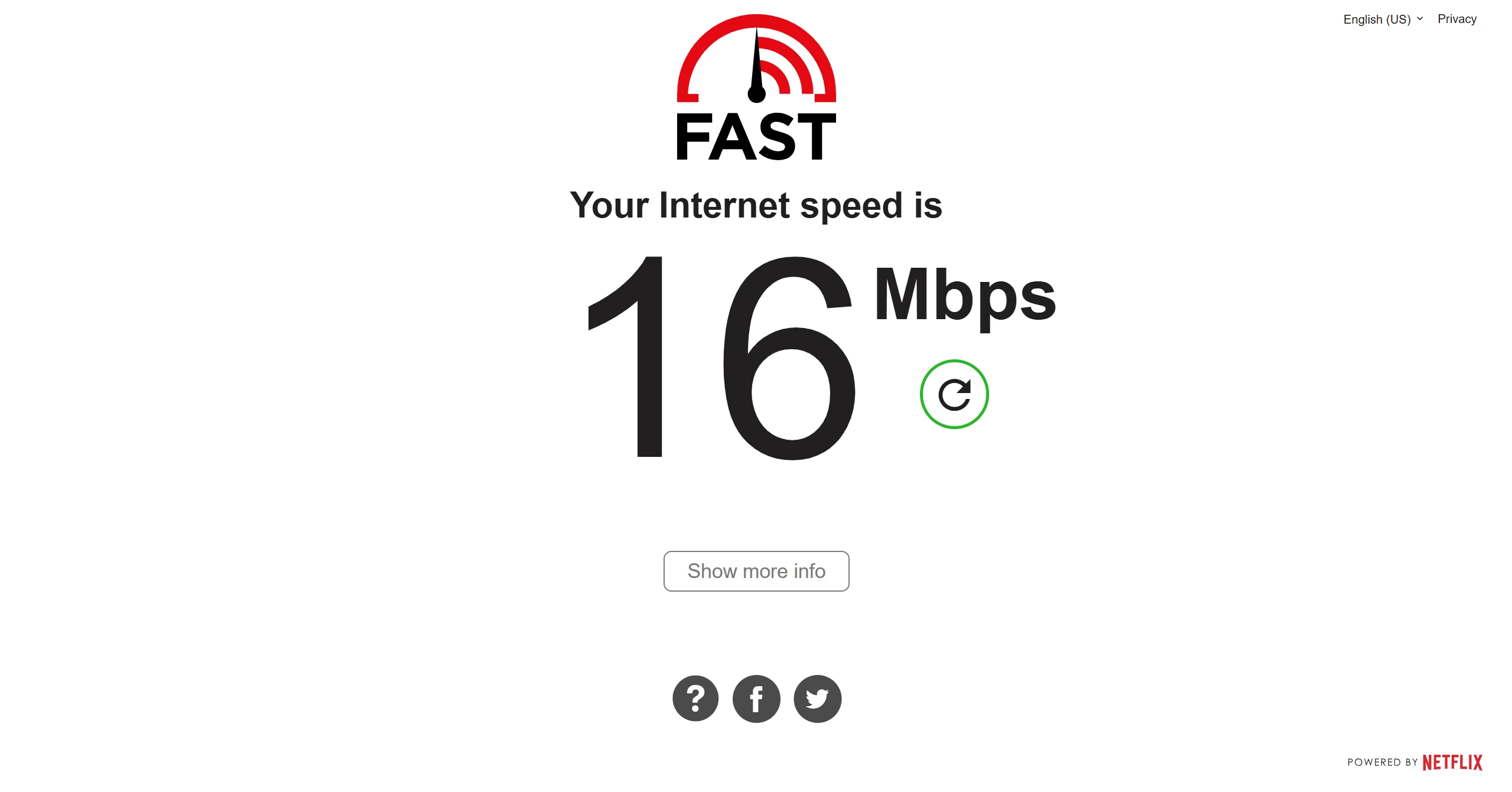 Fast 移动 非高峰期