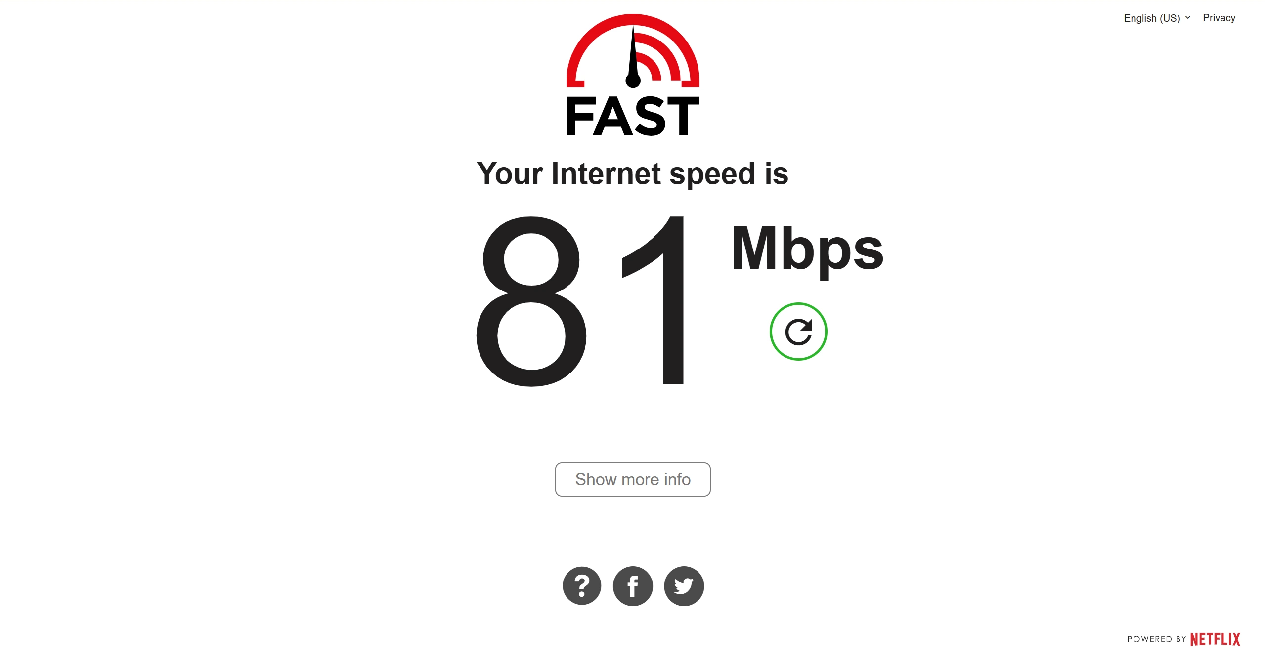 Fast 电信 非高峰期