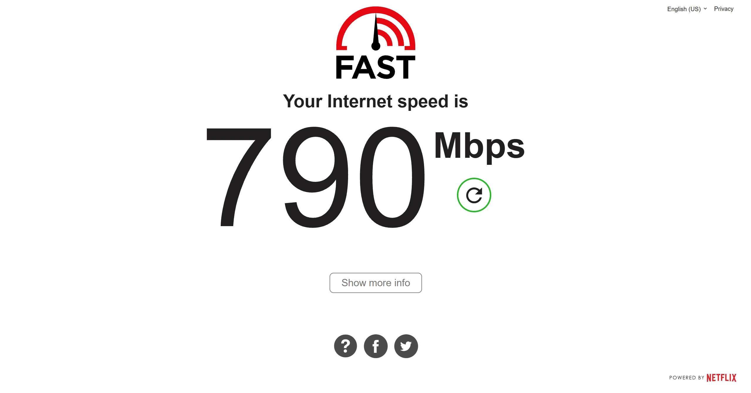 Fast 电信 非高峰期